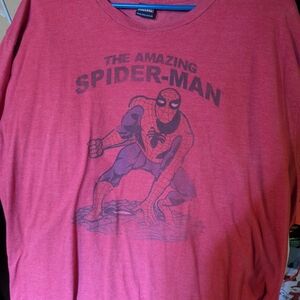Marvel The Amazing Spider-Man Red Long Sleeve Shirt